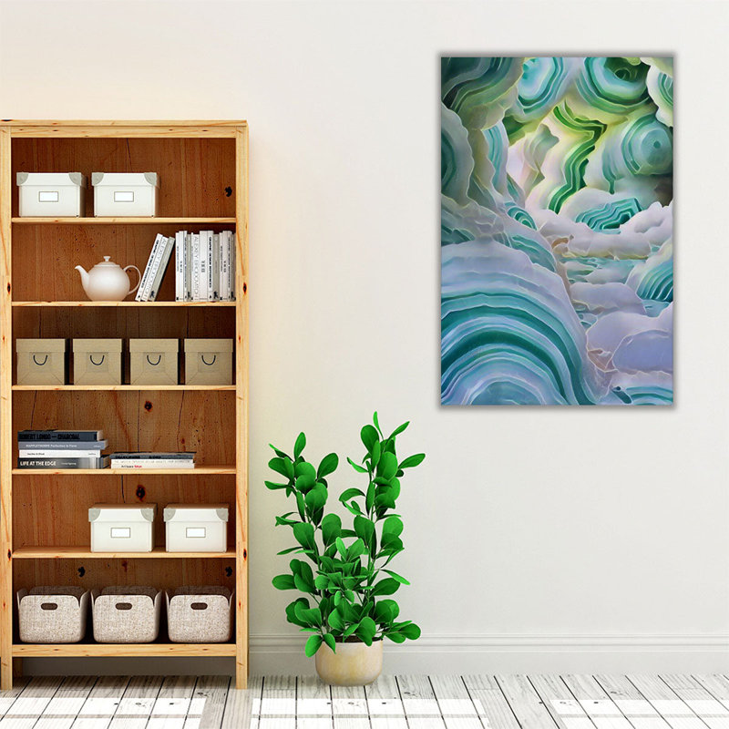 Inside A Geode - Canvas Print Wall Art, 24" H x 16" W