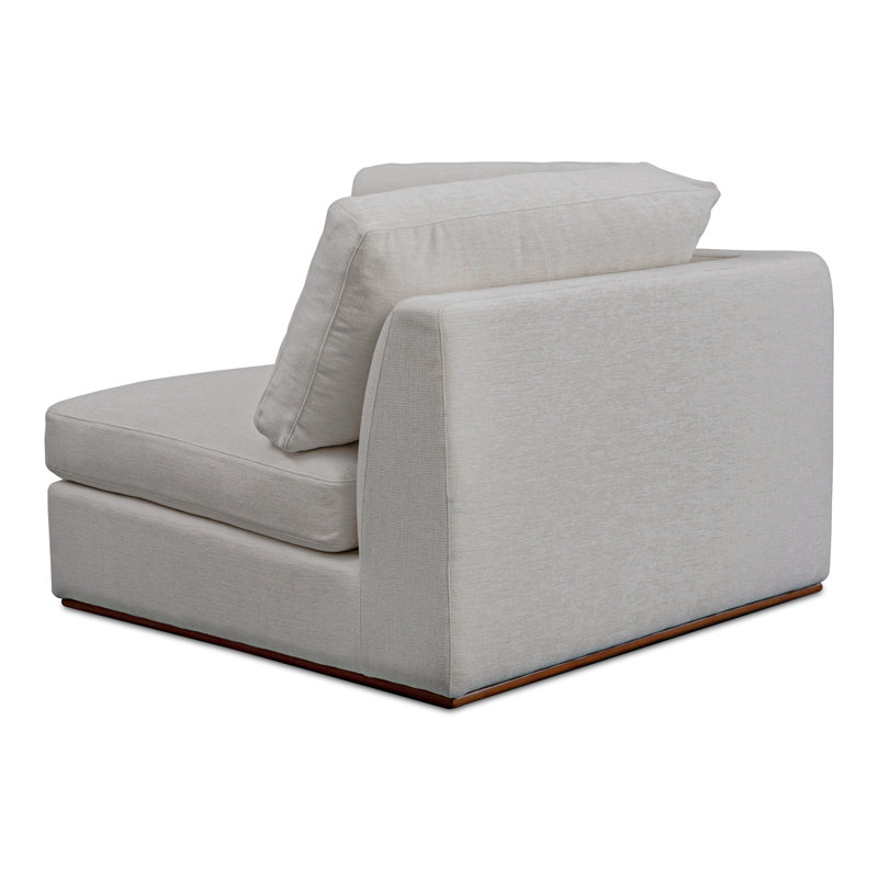 Rue Corner Chair, Flecked Gray