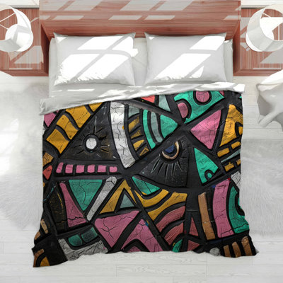 Édredon abstrait avec literie moderne Steampunk