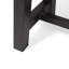 Banc de patio extérieur en bois d'acacia, gris / métal rustique