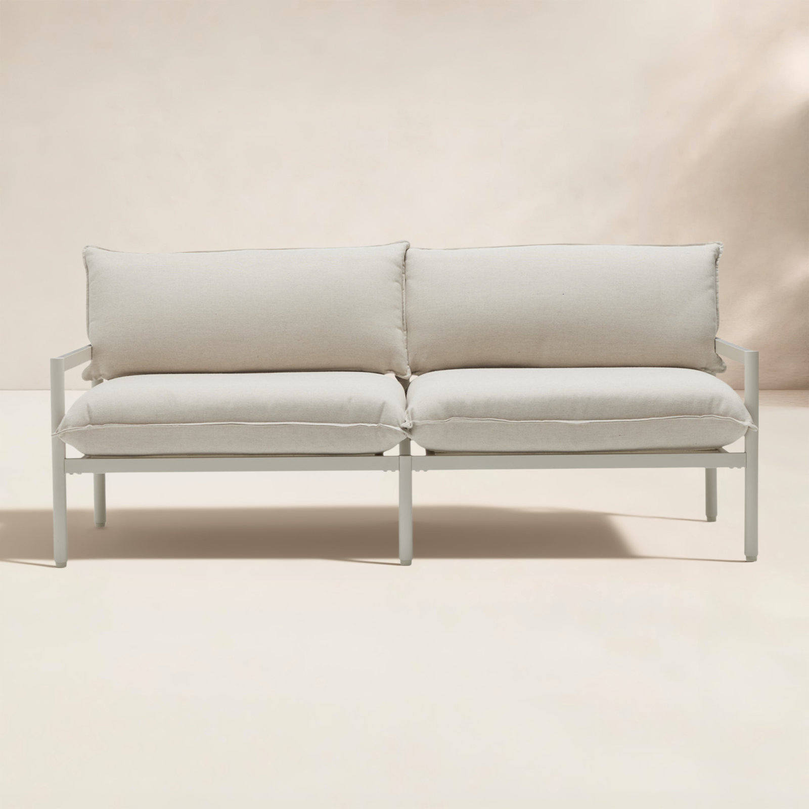 Terra 71" Sunbrella® Patio Loveseat, Putty