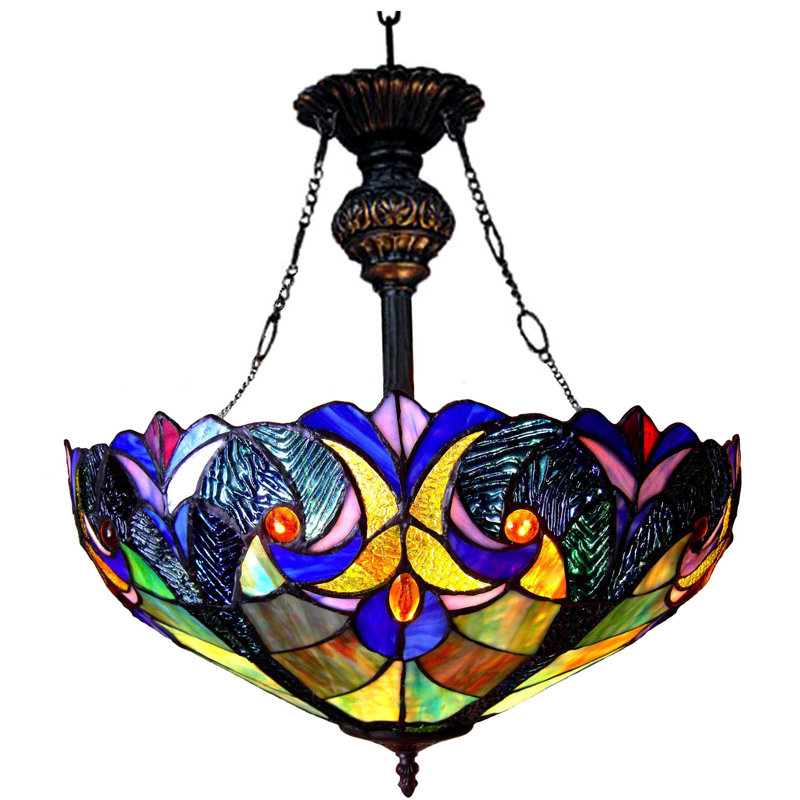 Luminaire suspendu bol simple 2 lumières Marquard