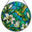 7.8"H Hummingbird Lily Stained Glass Window Panel-803894533