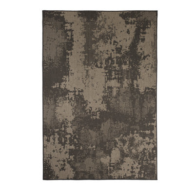Tapis d'extérieur gris anthracite Furnish My Place