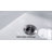 32" L Undermount/Drop-In Kitchen Sink with Z Shape Ledge Workstation White Fireclay Single Bowl Basin with Accessories