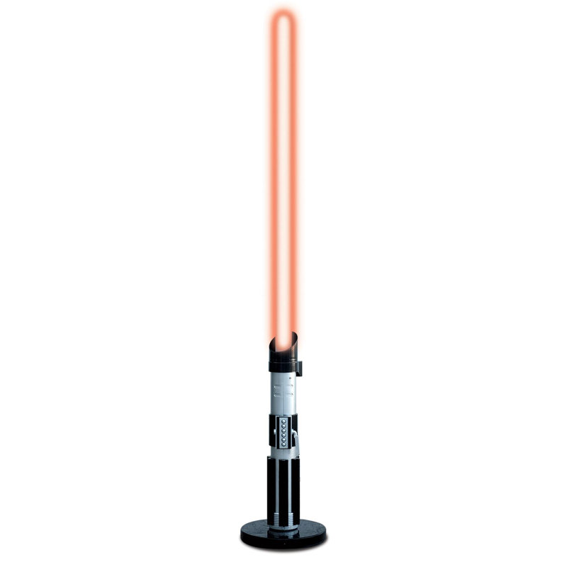 Lampe de fantaisie en verre Star Wars Darth Vader Lightsaber
