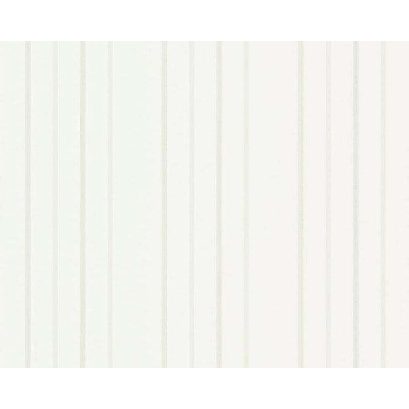 Rouleau de papier peint à rayures l 33 pi x l 21 po modern fraîche tendance Langton, Beige