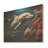 Dolphin Eternal Dance I - Dolphin Wood Wall Art On Natural Pine Wood-16434249