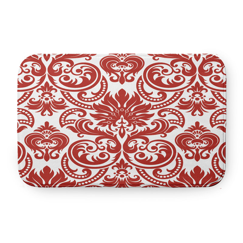 Anti-Skid Placemat, Orange-Red
