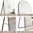 4Th Generation Full Length Wall Mirror With Gold Frame, 64.9 Inches High And 23.2 Wide, Suitable For Porch Dressing Room Metal