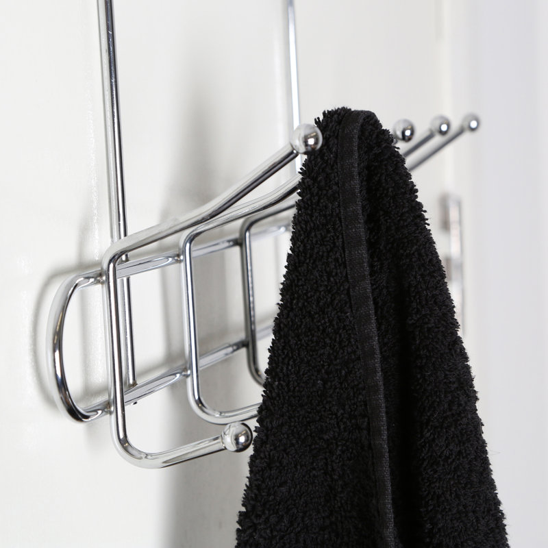 Boadicea Stainless Steel Over-the-Door 10 - Hook Wall Mounted Coat Rack