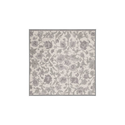 Tapis gris lavable à la machine
