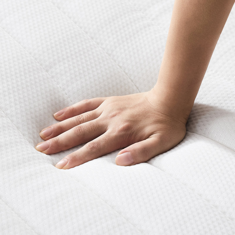 Matelas simple à ressorts mi-ferme de 6 pouces, conception à ressorts stables pour une bonne structure de posture de sommeil, confort durable