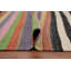 Tapis rayé en laine 5 x 9