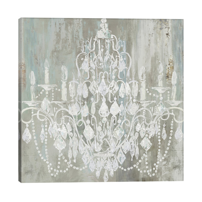 Chandelier by Aimee Wilson - Painting on Canvas, No Frame, 45.72 cm H x 45.72 cm W x 3.175 cm D