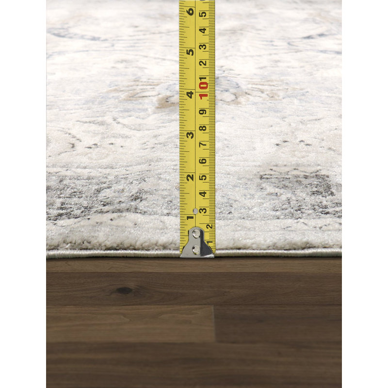 Amadeus Geometric Indoor Rug, Round 6'