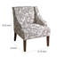 Chaise d'appoint de 25 po de large Rochanda-895436895-881903367