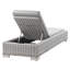 Chaise longue d'extérieur en rotin Modway Conway-2023026187