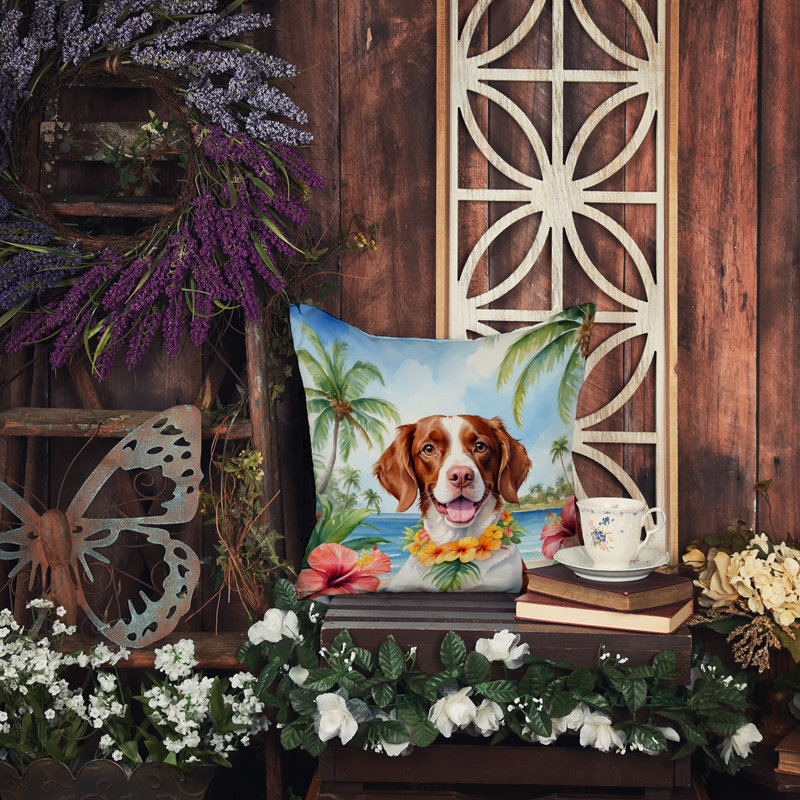 Coussin décoratif intérieur / extérieur Autre / Sans motif, H 14 po x l 14 po