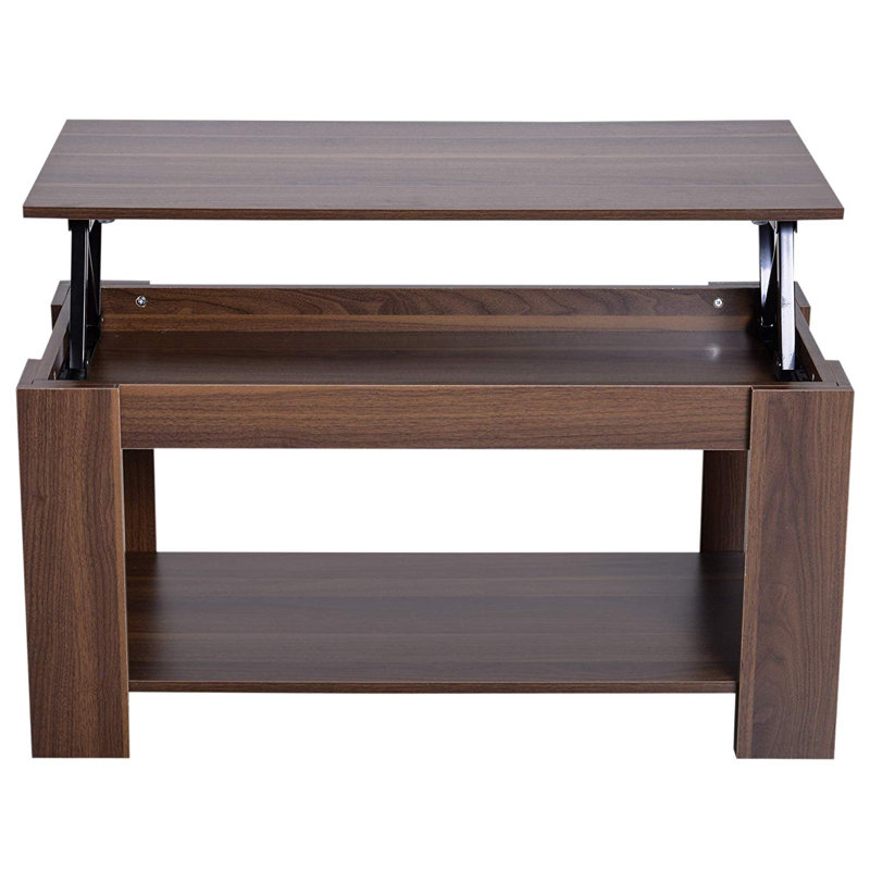 Fredrickson Lift Top Four Leg Coffee Table with Storage