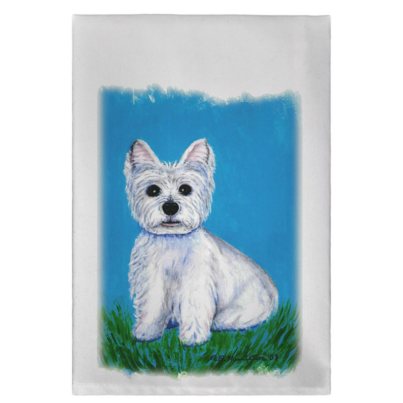 Pets Westie Guest Towel