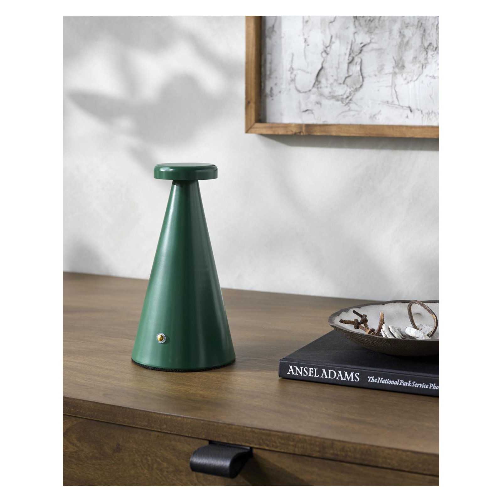 Jialin Accent Table Lamp, Green