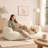 Colman  59" Wide Bean Bag Chair,Corduroy Lazy Sofa,Loveseat-369471924-387399766