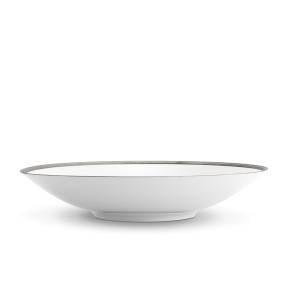 Soie Tressée Coupe Bowl, White/Platinum