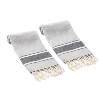 Ensemble de 2 serviettes en coton Apeksha