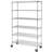 Maichin 48'' W Metal Height -Adjustable Shelving Unit with Wheels