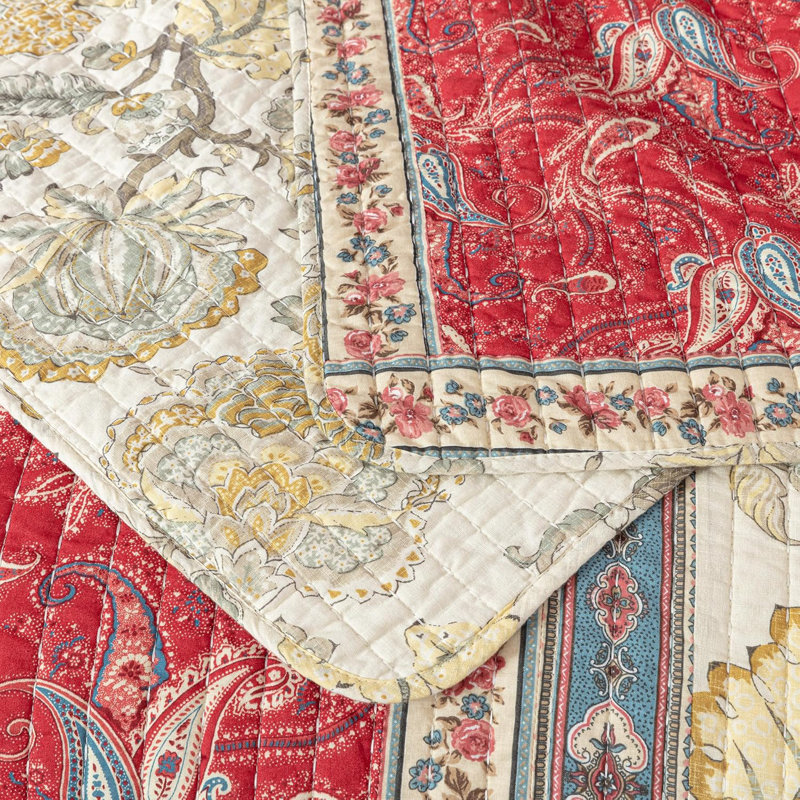 Bambi Cotton Patchwork Quilt Set, Queen