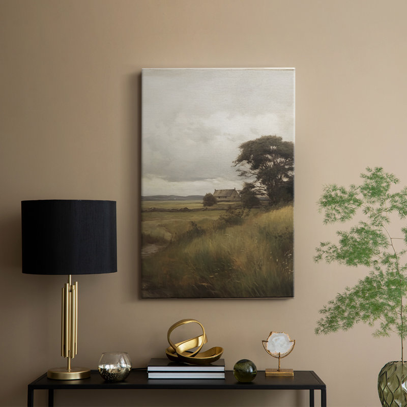 Paysage rétro ix - galerie Cavas, H 18 po x l 12 po