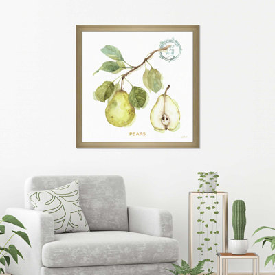 «My Greenhouse Fruit I», reproduction de peinture à l'aquarelle