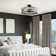 Amundson 25.3" Crystal Caged Ceiling Fan with Remote Control and Light Kit