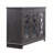 Hollow-Carved Sideboard with Acrylic Mirrored Doors, Butterfly Leaf Design Accent Cabinet, 100LBS Capacity Storage Buffet for Living Room, Kitchen, Entryway-683221683