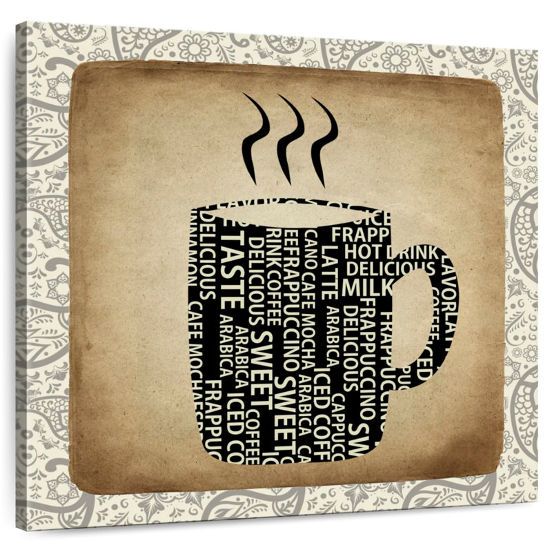 Tergel Coffee Paisley II, 16" H x 16" W