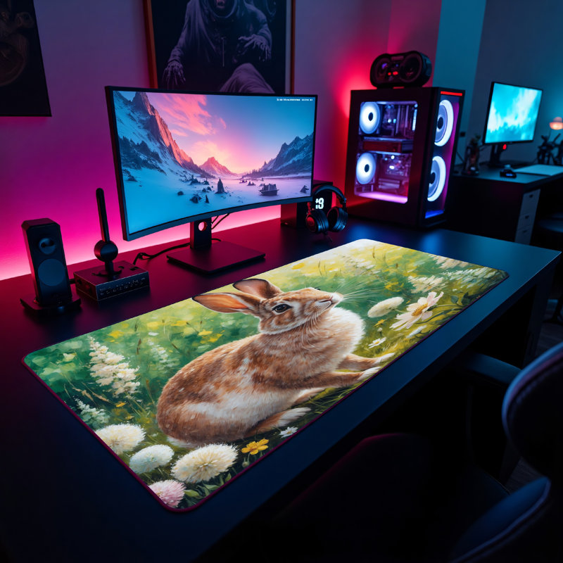 Polyester Desk Pad, 23.6x13.8
