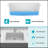 Quartz Kitchen Sink - 30X22" White Granite Composite Workstation Drop-In Kitchen Sink