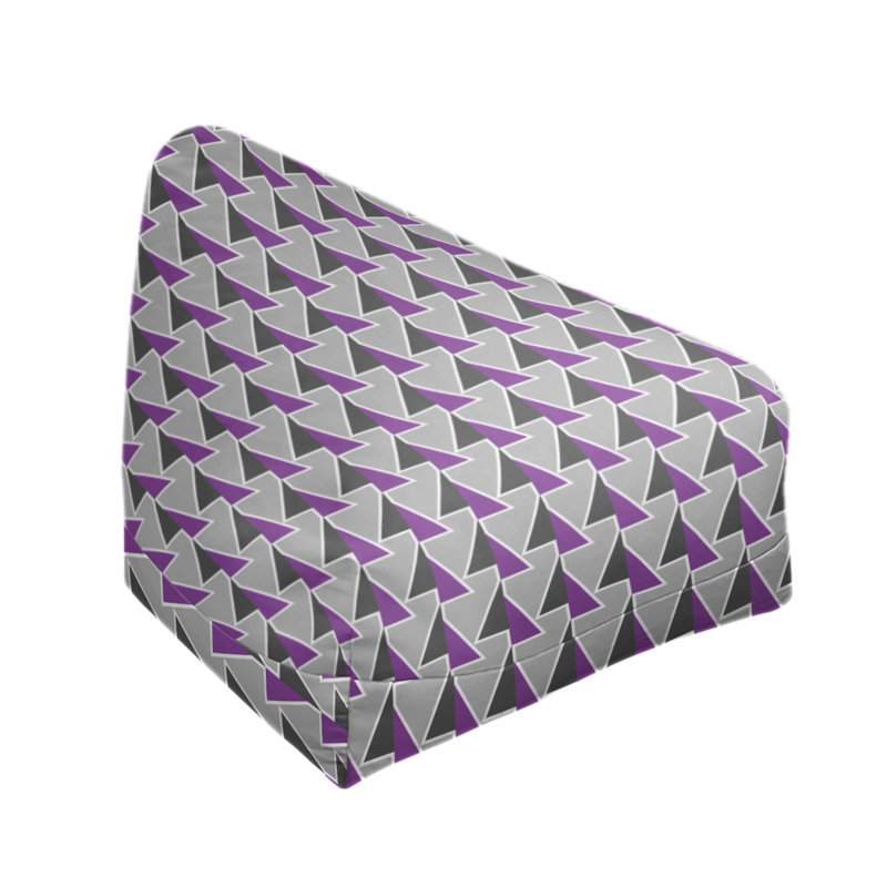 Fauteuil à billes standard &, H 27 po x L 30 po x P 25 po, Violet, Pas de bourre