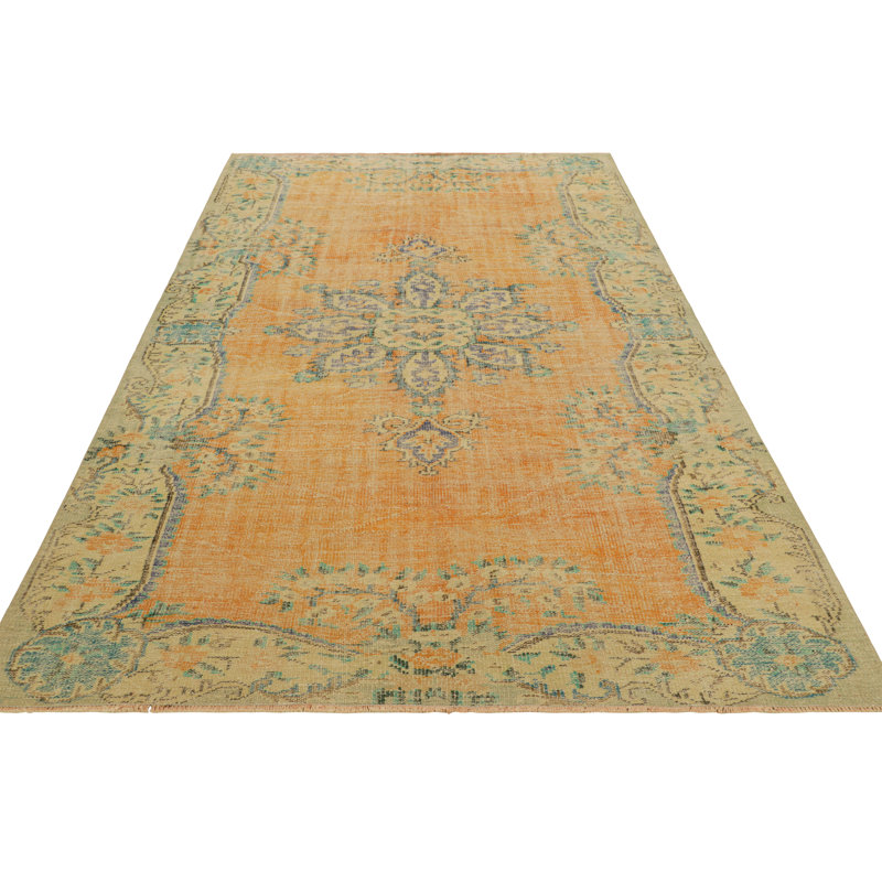 One-of-a-Kind 6'1”x9'2” Hand Knotted Area Rug