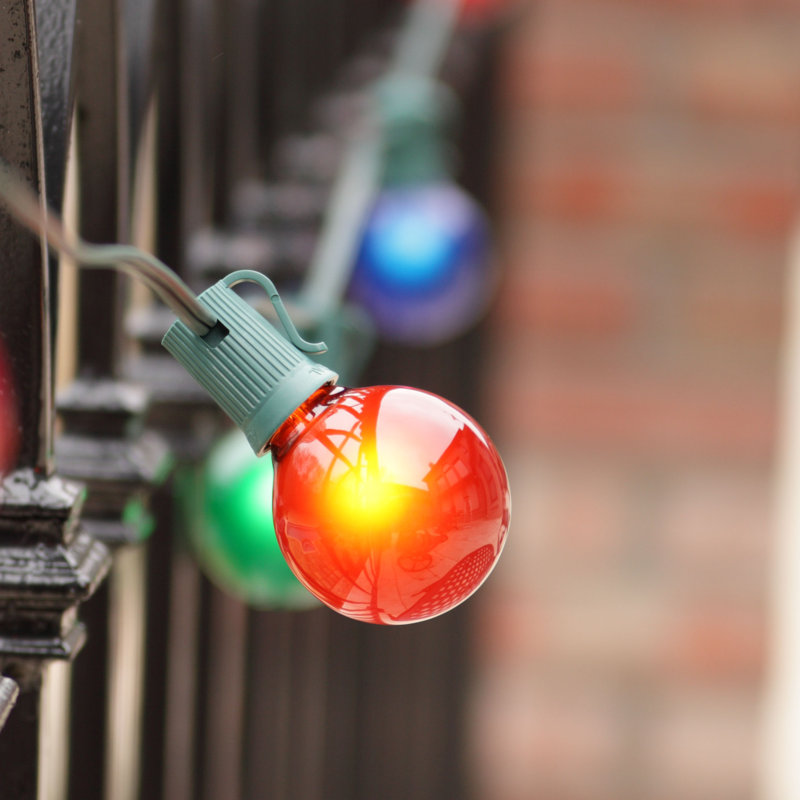 Outdoor 25 - Bulb 300'' Plug-in Globe String Light