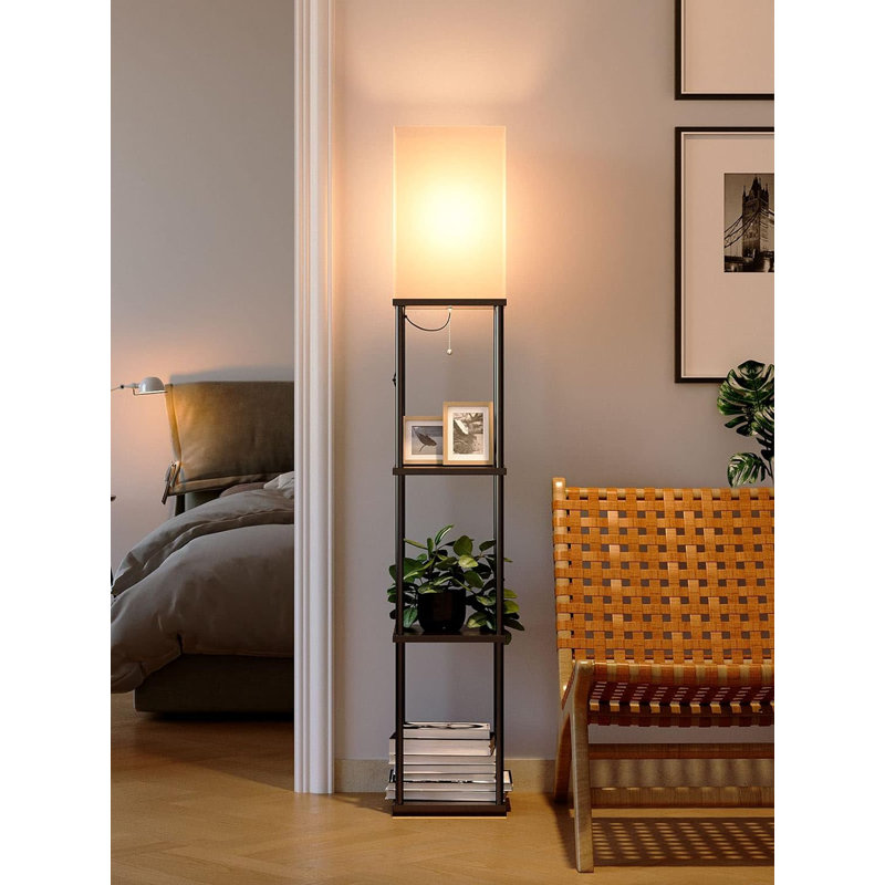 64'' Column Floor Lamp, Black