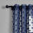 Textured Dot Sheer Sheer Curtain Pair-821689516