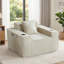 Ensemble de salon moderne 2 pièces avec fauteuil et canapé-1623375292