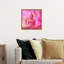Bouddha rose - impression sur toile tendue-66812717-66812720