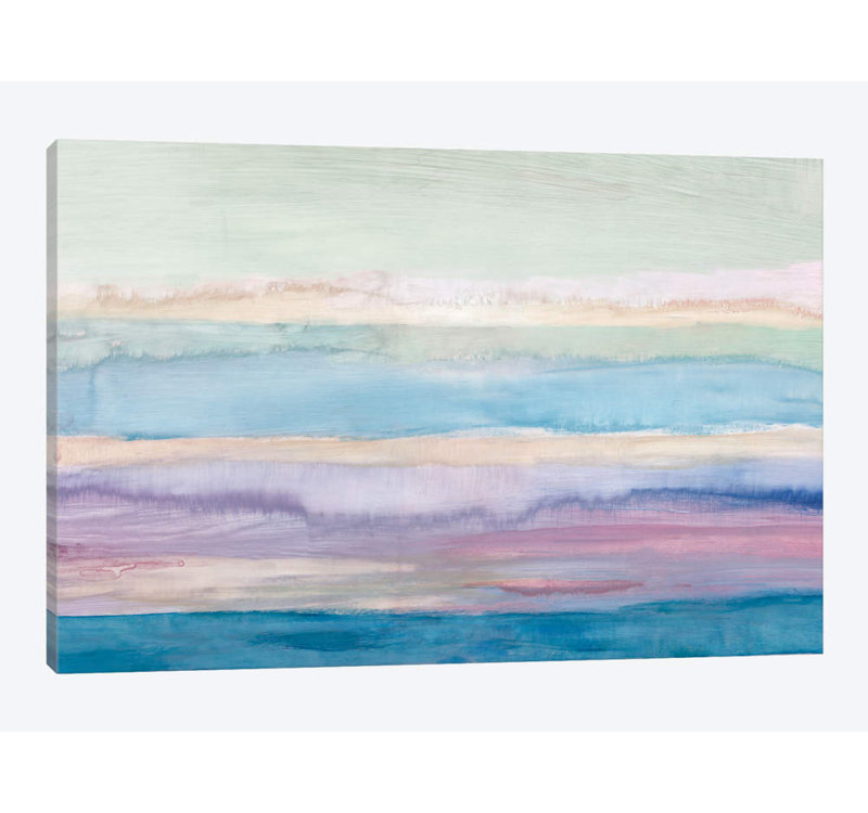 « plongée », reproduction sur toile, H 40 po x l 60 po x P 1,5 po, Pas de tapis, Toile tendue