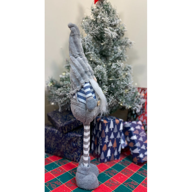 Christmas Stuffed Holiday Accent, Silver