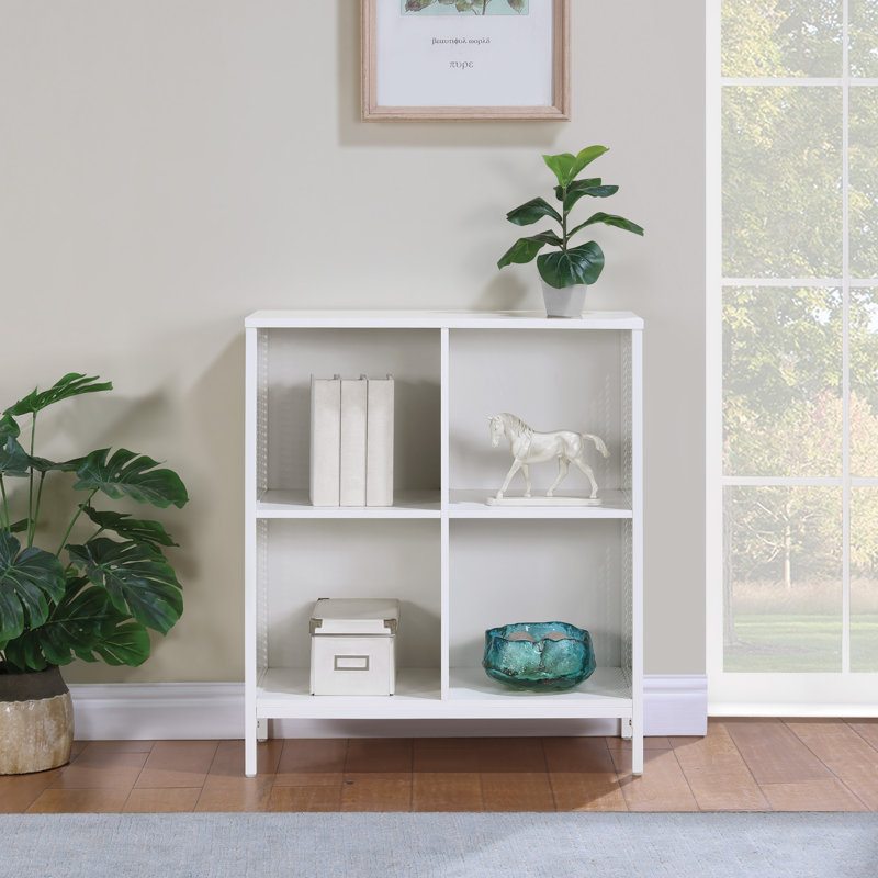 Ace 8 Cube Bookcase/Storage Unit, White, 34" H x 29.25" W x 13.5" D