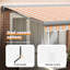 vidaXL 300 cm W x 250 cm D Polyester Door / Window Awning