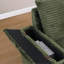Canapé avec 2 coussins décoratifs et un repose-pieds, Canapé Comfy Sofa-890683758